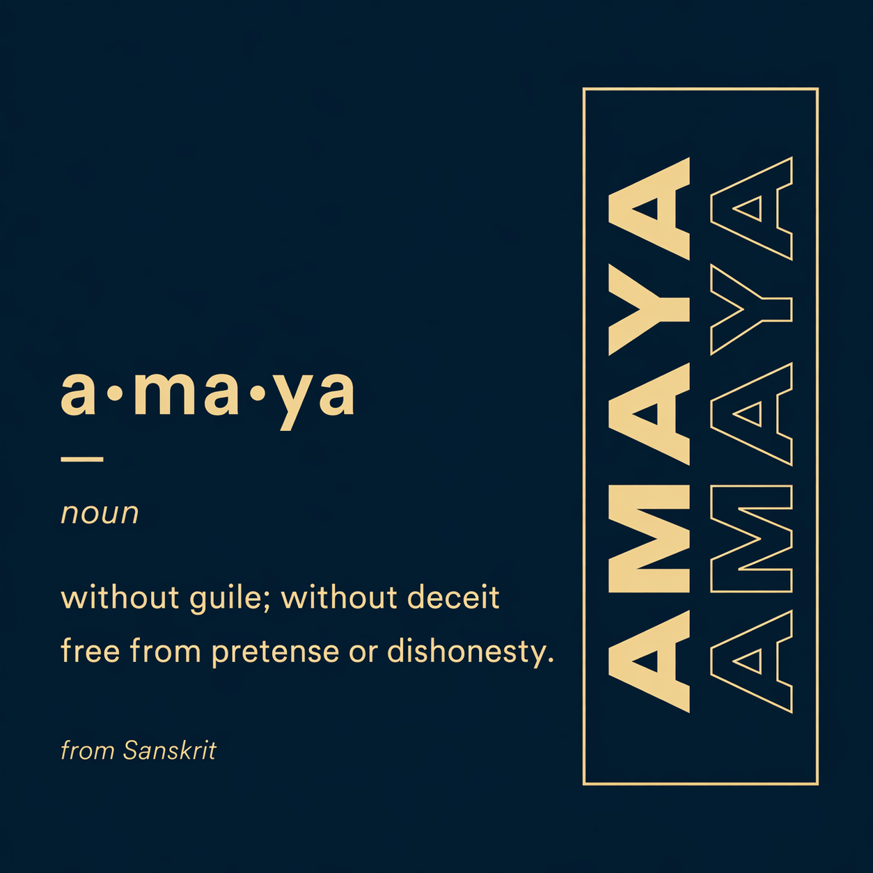 Amaya definition